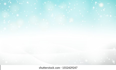 beautiful abstract snowy bokeh background for winter or christmas eps10 vectors illustration