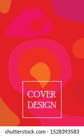 Beautiful abstract spots vector illustration of grunge texture