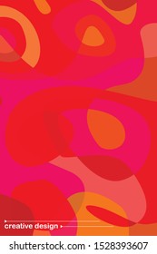Beautiful abstract spots vector illustration of grunge texture