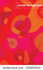 Beautiful abstract spots vector illustration of grunge texture