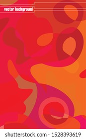 Beautiful abstract spots vector illustration of grunge texture