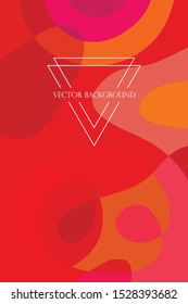 Beautiful abstract spots vector illustration of grunge texture