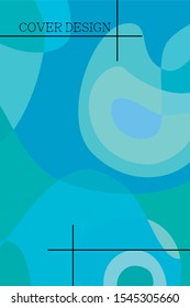 Beautiful abstract spots vector illustration of grunge texture
