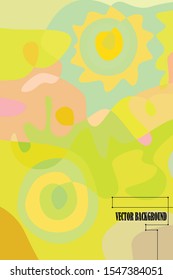 Beautiful abstract spots vector illustration of grunge texture