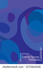 Beautiful abstract spots vector illustration of grunge texture