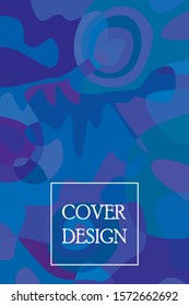 Beautiful abstract spots vector illustration of grunge texture