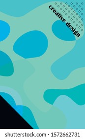 Beautiful abstract spots vector illustration of grunge texture