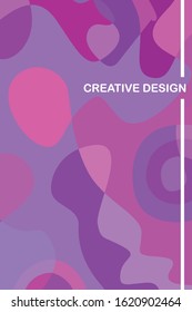 Beautiful abstract spots vector illustration of grunge texture