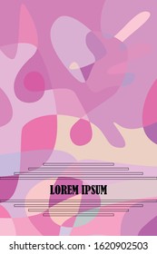 Beautiful abstract spots vector illustration of grunge texture