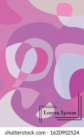 Beautiful abstract spots vector illustration of grunge texture