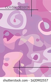 Beautiful abstract spots vector illustration of grunge texture