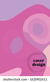 Beautiful abstract spots vector illustration of grunge texture