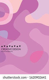 Beautiful abstract spots vector illustration of grunge texture