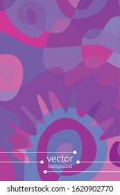 Beautiful abstract spots vector illustration of grunge texture