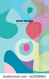 Beautiful abstract spots vector illustration of grunge texture