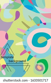 Beautiful abstract spots vector illustration of grunge texture