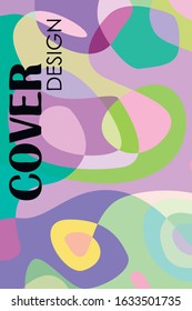 Beautiful abstract spots vector illustration of grunge texture