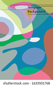 Beautiful abstract spots vector illustration of grunge texture