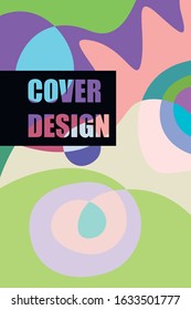 Beautiful abstract spots vector illustration of grunge texture