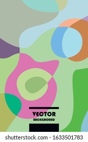 Beautiful abstract spots vector illustration of grunge texture