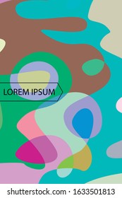 Beautiful abstract spots vector illustration of grunge texture