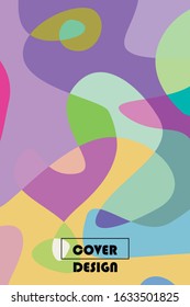 Beautiful abstract spots vector illustration of grunge texture