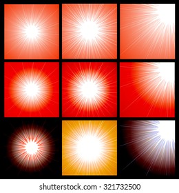 Beautiful abstract star burst background