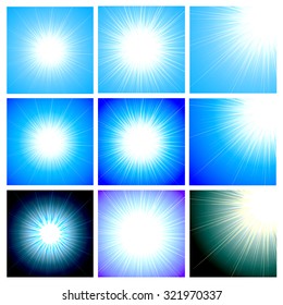 Beautiful abstract starburst background