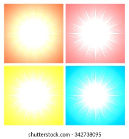 Beautiful abstract starburst background