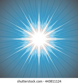 Beautiful abstract starburst background vector illustration art