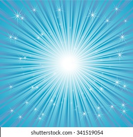 Beautiful abstract starburst vector background