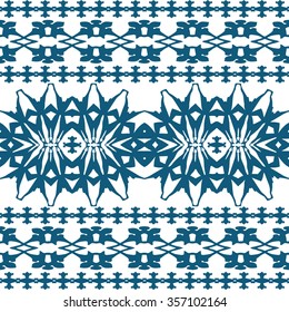 Beautiful abstract tribal vector seamless ornamental picture  can be used as interior pattern or clothes pattern.