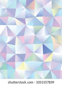 Beautiful abstract vector background. Low poly mosaic.