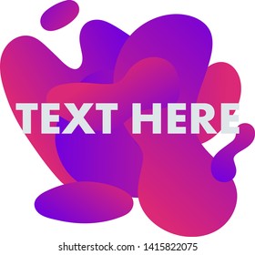 Beautiful abstract vector background made of gradient shapes for the sign, invitation, leaflet, flyer and more