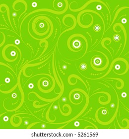 beautiful abstract vector floral design