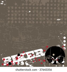 beautiful abstract vector grunge background