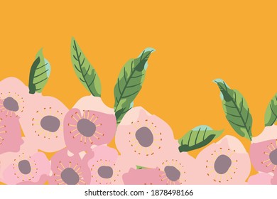 Beautiful abstract vector little rose flower