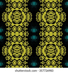 Beautiful abstract vector seamless ornamental design  can be used as interior pattern or clothes pattern.