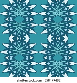 Beautiful abstract vector seamless ornamental design can be used as interior pattern or clothes pattern.