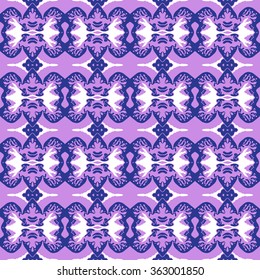 Beautiful abstract vector seamless ornamental design can be used as interior pattern or clothes pattern.