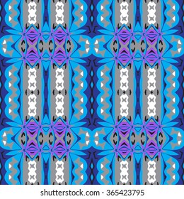Beautiful abstract vector seamless ornamental design can be used as interior pattern or clothes pattern.