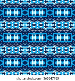 Beautiful abstract vector seamless ornamental design can be used as interior pattern or clothes pattern.