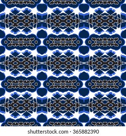 Beautiful abstract vector seamless ornamental design can be used as interior pattern or clothes pattern.