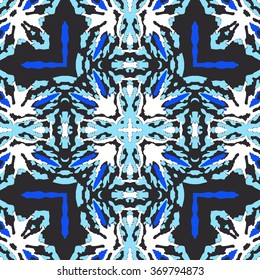 Beautiful abstract vector seamless ornamental design  can be used as interior pattern or clothes pattern.
