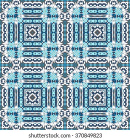 Beautiful abstract vector seamless ornamental design can be used as interior pattern or clothes pattern. 