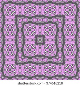 Beautiful abstract vector seamless ornamental design can be used as interior pattern or clothes pattern.