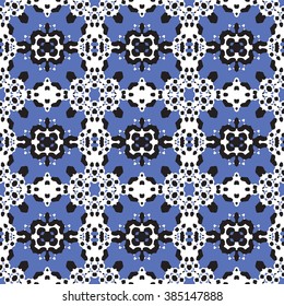 Beautiful abstract vector seamless ornamental design can be used as interior pattern or clothes pattern.