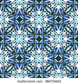 Beautiful abstract vector seamless ornamental design can be used as interior pattern or clothes pattern.