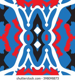 Beautiful abstract vector seamless ornamental design can be used as interior pattern or clothes pattern.