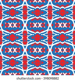 Beautiful abstract vector seamless ornamental design can be used as interior pattern or clothes pattern.